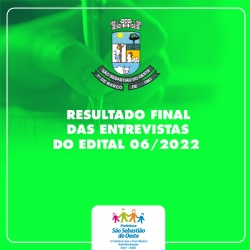Resultado Final Edital 06/2022