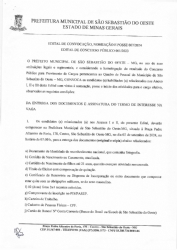 Edital de Convocação, Nomeação e Posse 007/2024 - Concurso Público 001/2023