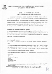 Edital de Convocação 005/2024 - Processo Seletivo Público 003/2023