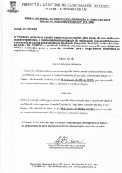 Errata do Edital de Convocação, Nomeação e Posse 013/2024 - Edital de Concurso Público 001/2023