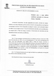 DECRETO Nº 1585 DE 31 DE DEZEMBRO DE 2024