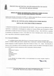 Errata do Edital de Convocação, Nomeação e Posse 19/2025 - Edital de Concurso Público N° 004/2023