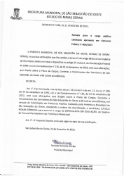 Nomeia para o cargo público candidata aprovada em Concurso Público n° 004/2023 - Decreto 1628/2025