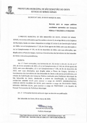 Nomeiam para os cargos públicos candidatos aprovados em Concurso Público n° 001/2023 e  n° 004/2023 - Decreto 1633/2025