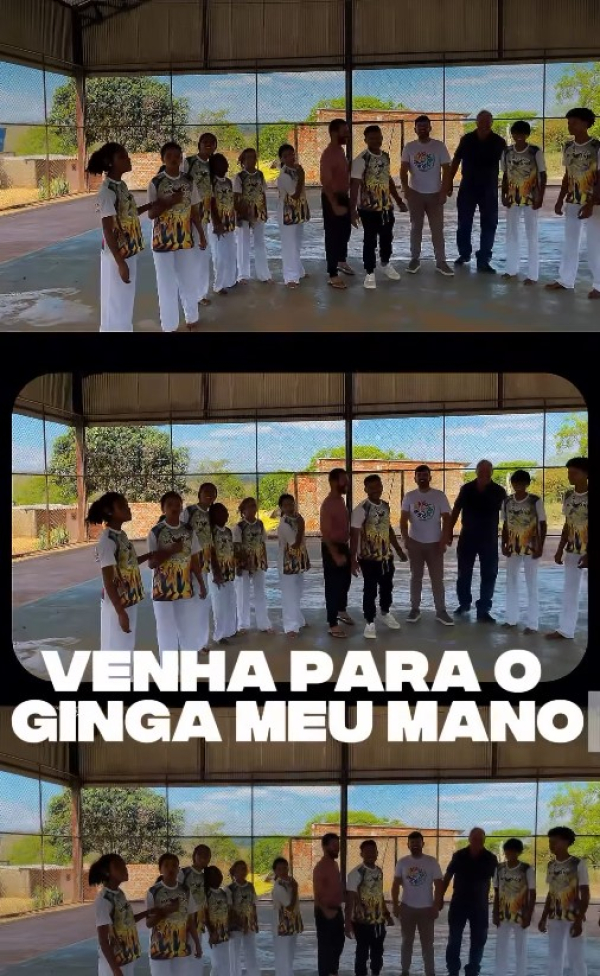 Evento “Ginga Meu Mano” reúne atletas em celebração da capoeira em São Sebastião do Oeste
