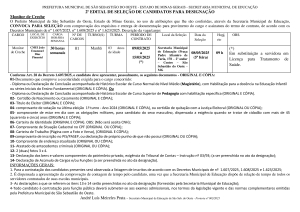 Monitor de Creche (Edital 02/2025)