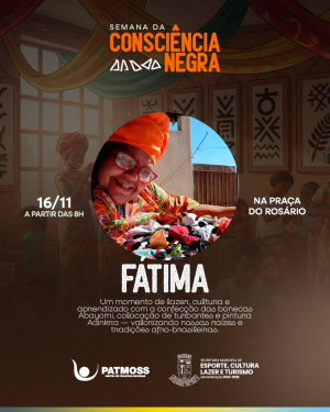 Semana da Consciência Negra – 16/11 na Praça do Rosário.