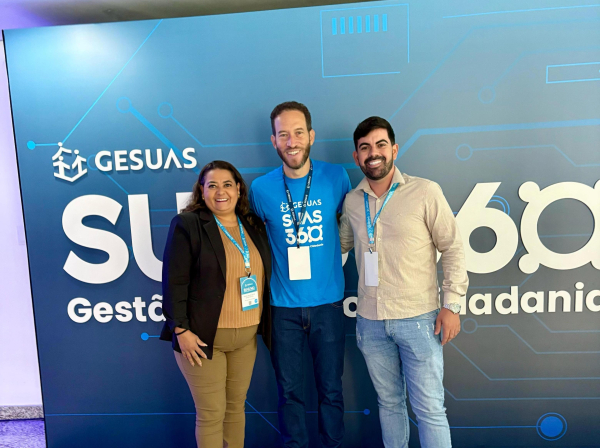 Secretário de Desenvolvimento Social e Coordenadora do CRAS participam do SUAS 360º em busca de inovação e fortalecimento das políticas públicas