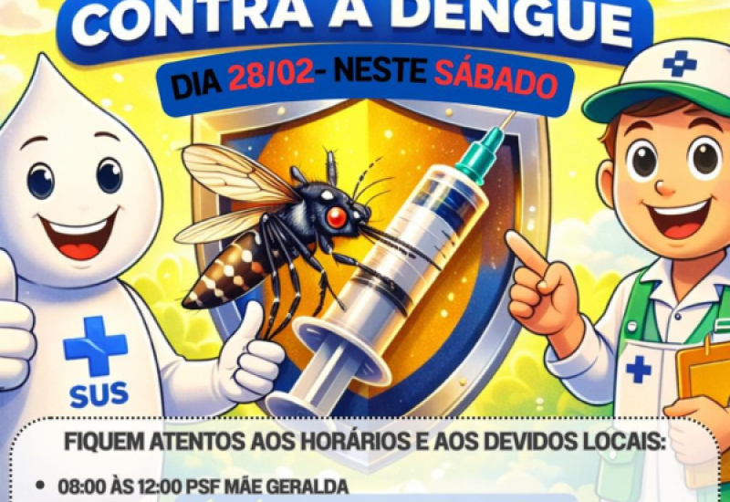Dia D de Vacinação contra a Dengue