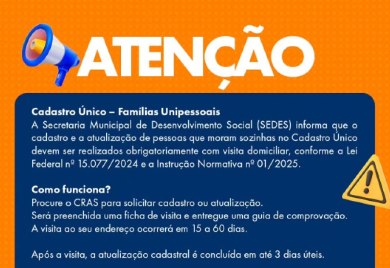 Atenção, moradores de São Sebastião do Oeste