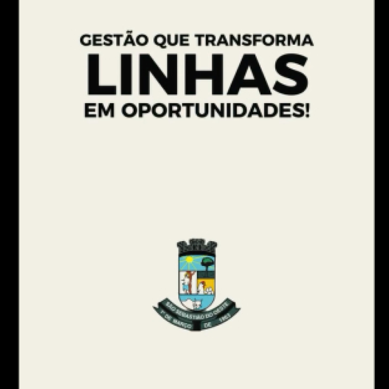 A Prefeitura de São Sebastião do Oeste, em...
