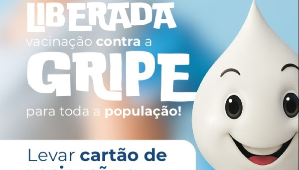 Liberada vacinação contra a gripe para toda a população