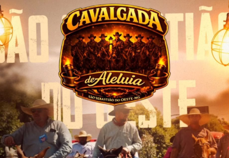 Vem aí a Cavalgada de Aleluia em São Sebastião...