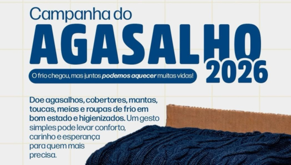 O frio chegou, mas juntos podemos aquecer muitas vidas