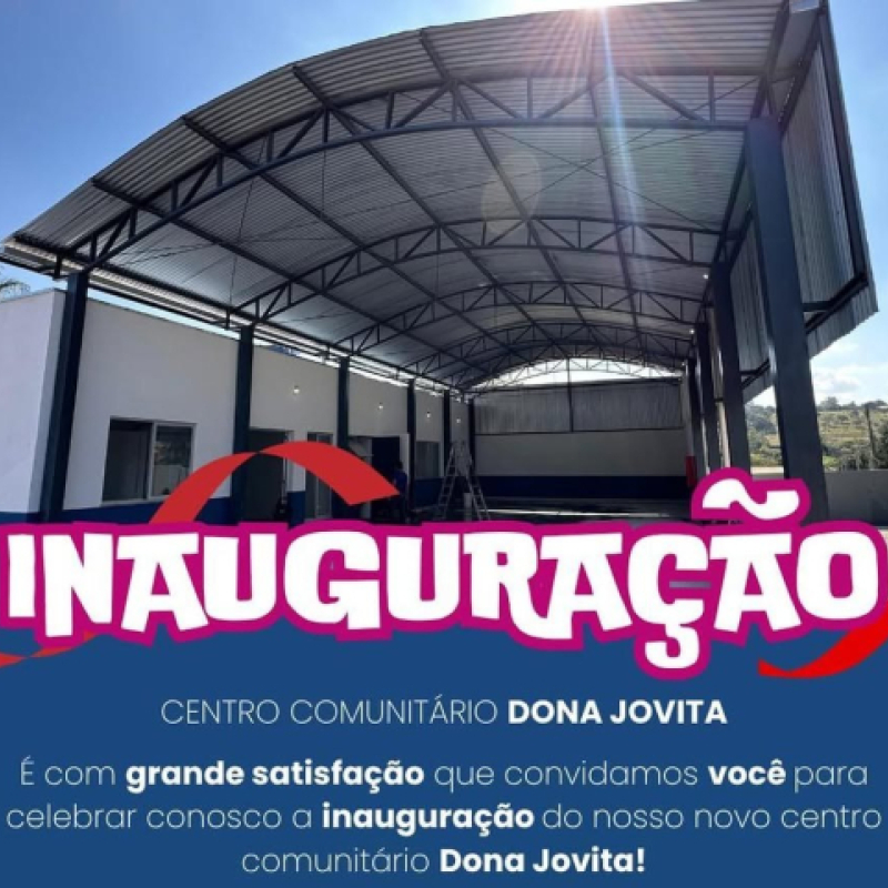 Inauguração do Centro Comunitário Dona Jovita