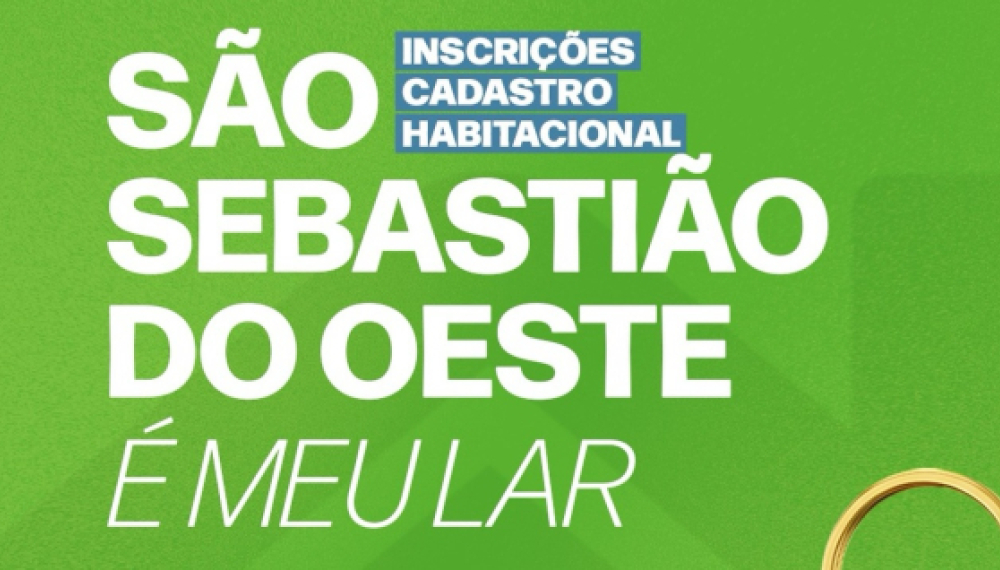 São Sebastião do Oeste é meu lar