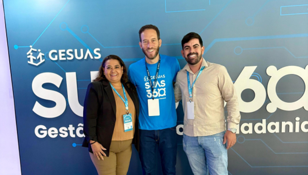 Secretário de Desenvolvimento Social e Coordenadora do CRAS participam do SUAS 360º em busca de inovação e fortalecimento das políticas públicas